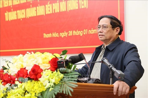 Thủ tướng Chính phủ Phạm Minh Chính: Thực hiện “4 tại chỗ” triển khai dự án Đường dây tải điện 500kV mạch 3 kéo dài